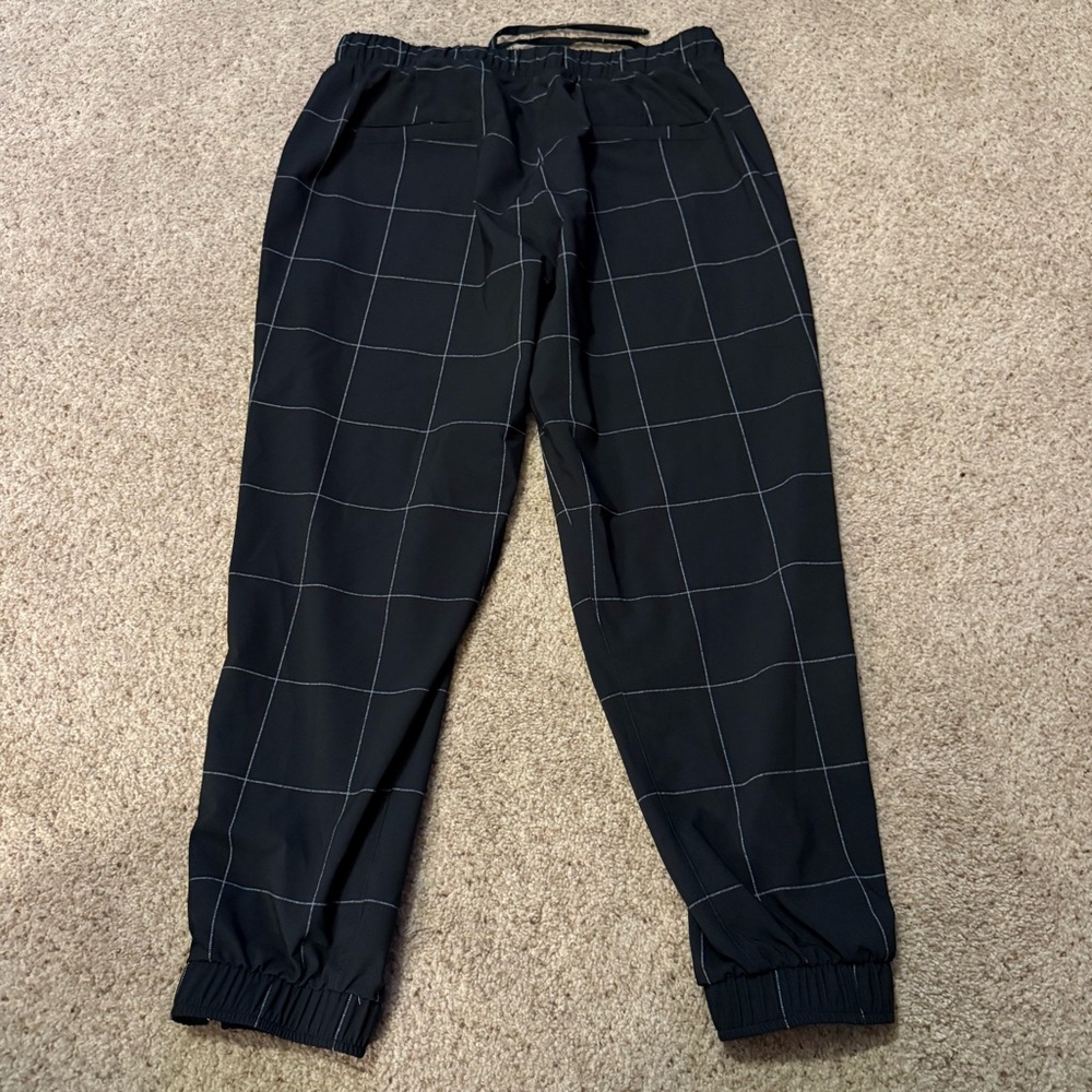 Albion Fit Windowpane Jetsetters Pants / Joggers - Picture 3 of 4